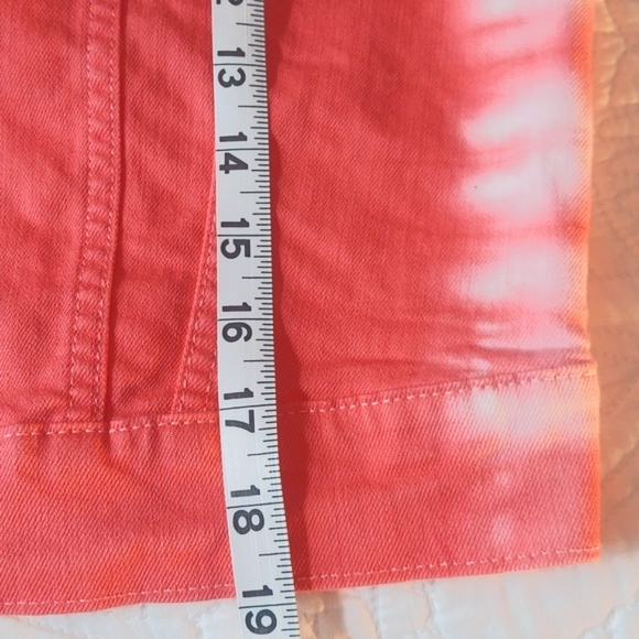Levi's Levi Strauss & Co Coral Button Stretchy Denim Vest, Size Small, Like New - Picture 9 of 9